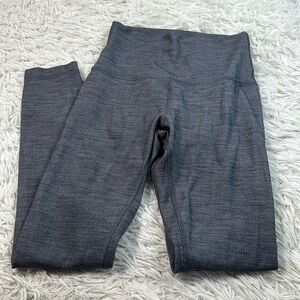 Lululemon Align Pant II 25" Mini Heathered Herringbone Heathered Black White / B